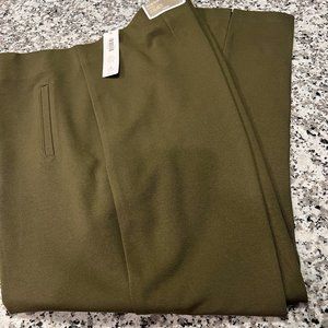 Chico's Juliet Ankle Straight Leg Pant Amerberd Olive Size 4 XXL/20-22